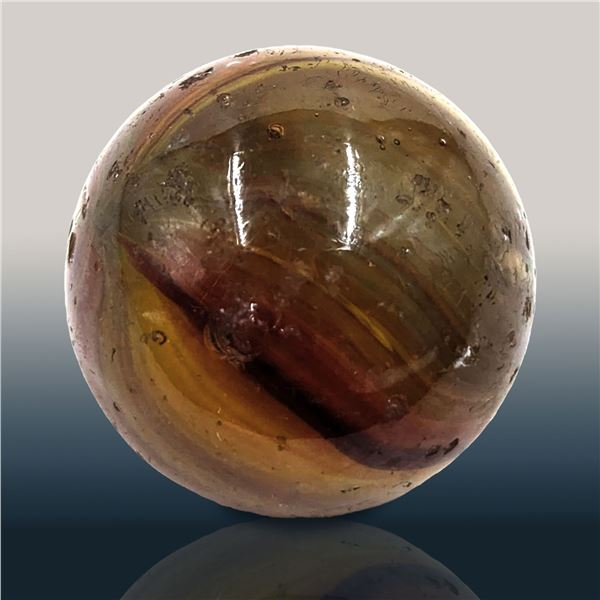 Marbles: 3/4" Banded Marble, Reminiscent Of The "Sunburst" Design