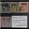 Image 2 : Lot Of 16 Used General Issue US Stamps Ranging From 1914-1915