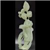 Image 2 : Late 19th Century Chinese Jade Figure 18.5 Cm