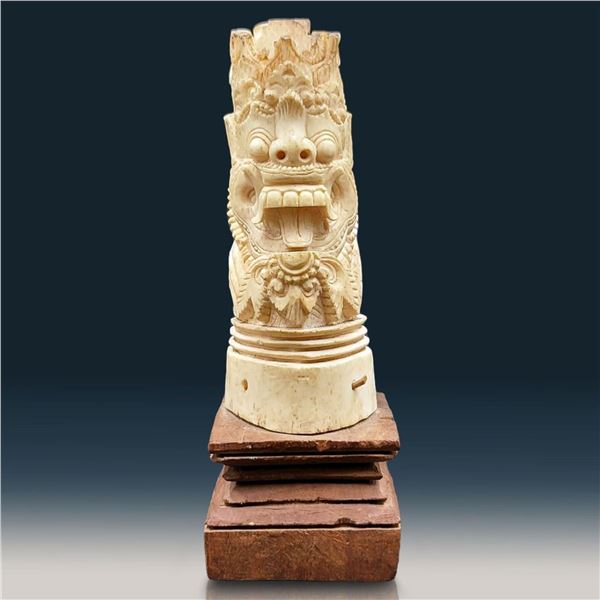 Antique Balinese Bone Carving