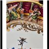 Image 10 : Set Of 3 Hand Painted Armorial Capodimonte Plates 19th Century