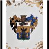 Image 2 : Set Of 3 Hand Painted Armorial Capodimonte Plates 19th Century