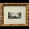 Image 1 : Limited Ed. 12/15 Pencil Signed Michael Bond Colored Etching, "Twilight On The Boundary Waters"