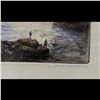 Image 2 : Limited Ed. 12/15 Pencil Signed Michael Bond Colored Etching, "Twilight On The Boundary Waters"