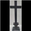 Image 7 : A 19th Century Wood And Silver Plated Altar Crucifix