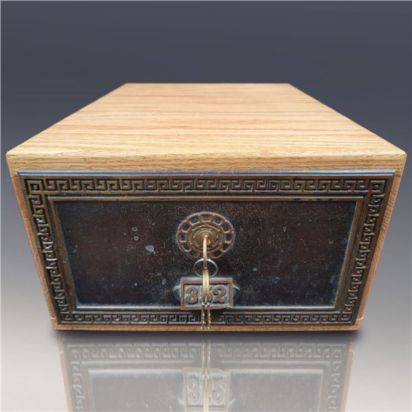 Vintage Custom Made 1890-1980s Style Post Office Lockbox