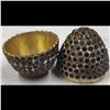 Image 7 : Lot Of 10 Gilt Metal Egg Box Trinkets Inlaid With Semiprecious Stone