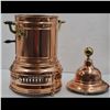 Image 8 : Antique English Copper Samovar With Lid & Handles