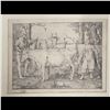 Image 10 : Pair Of Dutch Antique 16th & 17th C. Etchings On Laid Paper