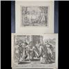 Image 1 : Pair Of Dutch Antique 16th & 17th C. Etchings On Laid Paper