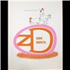 Image 1 : Nasa Lockheed Artist Maggie Wesley Vintage Screen Print, "Zero Defects" 1950-1960s