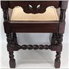 Image 13 : A Very Fine 19th Century Carved Walnut Or Beech Chair With Barley Twist