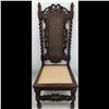 Image 1 : A Very Fine 19th Century Carved Walnut Or Beech Chair With Barley Twist