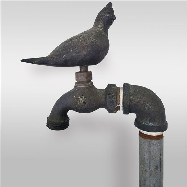 Vintage Bronze Quail Spigot