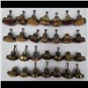 Image 2 : 25Pc Vintage Bean Brass Drawer Pulls