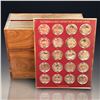 Image 1 : Franklin Mint History Of The United States Bronze Medal Complete Set