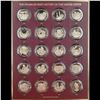 Image 9 : Franklin Mint History Of The United States Bronze Medal Complete Set