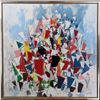 Image 1 : Signed Robert Goodnough (American, 1917-2010) Abstract O/C "Self Portrait L-G", 1994