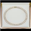 Image 2 : A Fine 11-12MM Akoya Pearl Necklace With 18K Gold Clasp And Original Box / Case, 40 Pearls Total