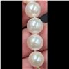 Image 4 : A Fine 11-12MM Akoya Pearl Necklace With 18K Gold Clasp And Original Box / Case, 40 Pearls Total