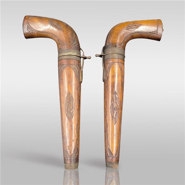 A Vintage Pair Of Pistol Shaped Cutlery