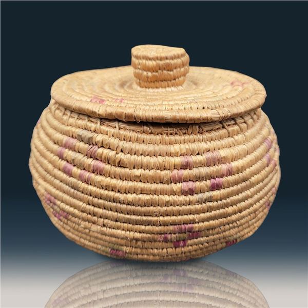 An Early Yupik Alaskan Woven Basket