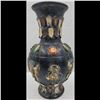 Image 3 : A Large Tang Style Taotie Sancai Glazed Pottery Vase