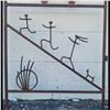 Image 8 : Myers Massie Studio Tri-folding Iron Art Screen