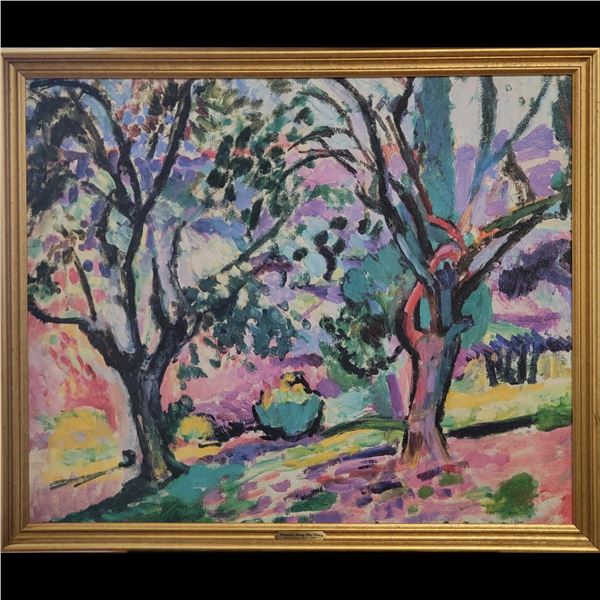 After Henri Matisse (French, 1869-1954) Large Giclee Of "Promenade Among Olive Trees"