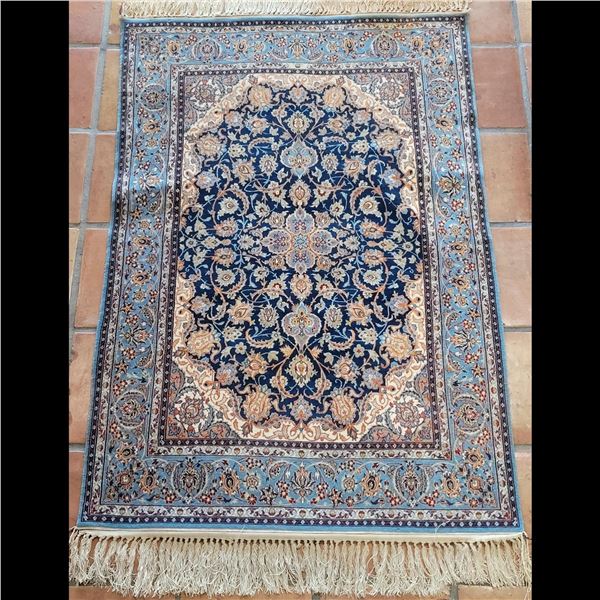 Possible Keshan Silk Rug