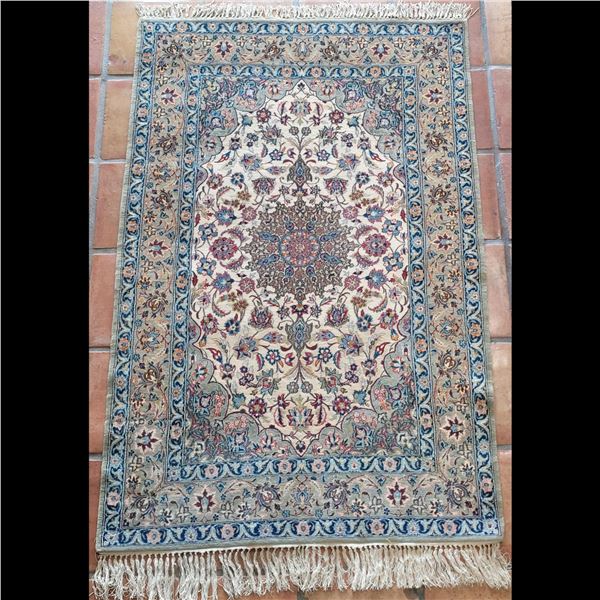 Possible Isfahan Silk Rug