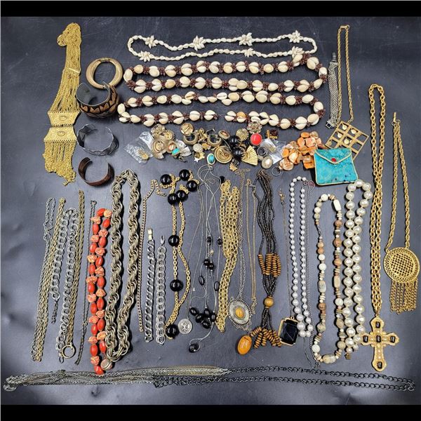Large Lot Of Costume Jewelry