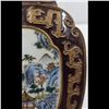 Image 3 : A Very Fine Chinese Porcelain Wall Pocket With Calligraphy And Seal Marks