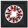 Image 1 : Keith Haring (1958-1990) "Red on White" Framed Limited Edition Plate
