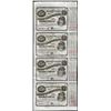 Image 1 : Uncut Sheet of (4) State of Louisiana Baby Bond Obsolete Notes