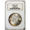 Image 1 : 1898-O $1 Morgan Silver Dollar Coin NGC MS64 Nice Toning Old Fatty Holder