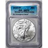 Image 1 : 2020-(P) $1 American Silver Eagle Coin ICG MS70 Emergency Issue Philadelphia Mint
