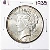 Image 1 : 1935 $1 Peace Silver Dollar Coin