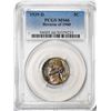 Image 1 : 1939-D Reverse of 1940 Jefferson Nickel Coin PCGS MS66 Great Toning