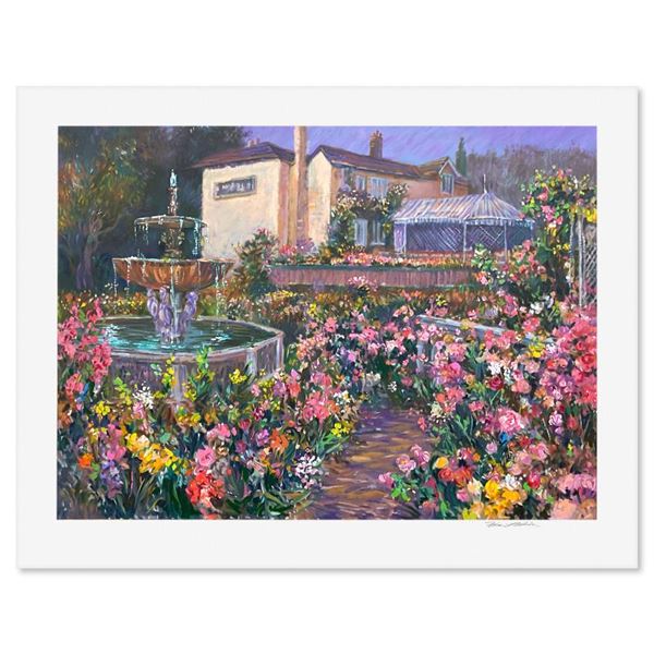 Henri Plisson (1933-2006) "Villa Fontana" Limited Edition Serigraph on Paper