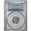 Image 1 : 1861 Proof Seated Liberty Dime Coin PCGS PR62