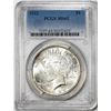 Image 1 : 1922 $1 Peace Silver Dollar Coin PCGS MS65