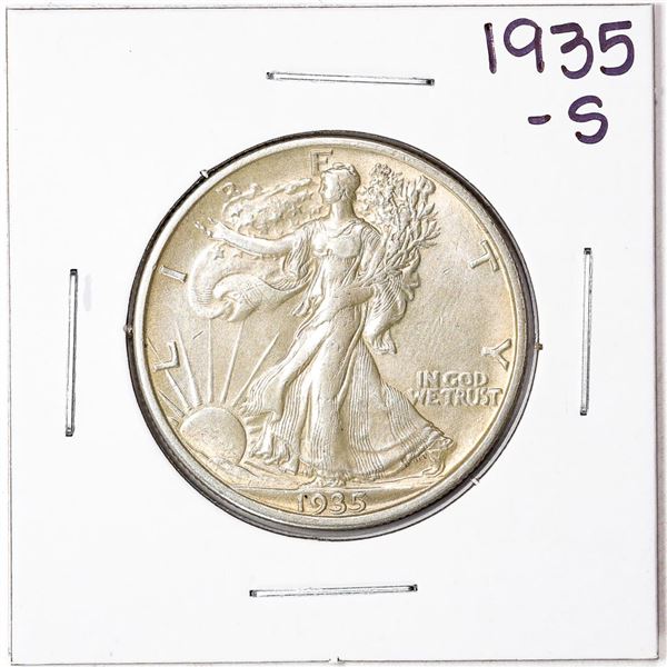 1935-S Walking Liberty Half Dollar Coin