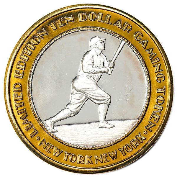 .999 Silver New York New York Hotel & Casino $10 Casino Limited Edition Gaming Token