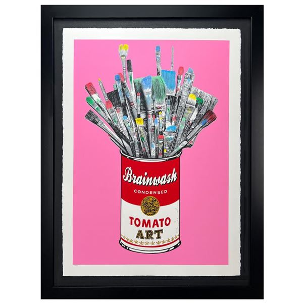 Mr Brainwash "Tomato Pop (Pink)" Limited Edition Serigraph on Paper