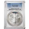 Image 1 : 1996 $1 American Silver Eagle Coin PCGS MS67 Great Toning