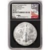 Image 1 : 2020(P) $1 American Silver Eagle Coin NGC MS70 FDOI Mercanti Signed Philadelphia Mint