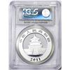 Image 2 : 2011 China 10 Yuan Silver Panda Coin PCGS MS70 First Strike