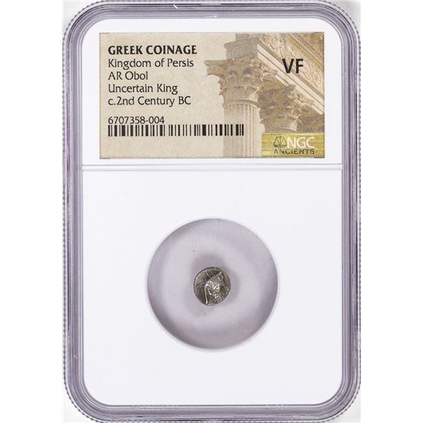 Kingdom of Persis c.2nd Century BC AR Obol Uncertain King Ancient Greek Coin NGC VF