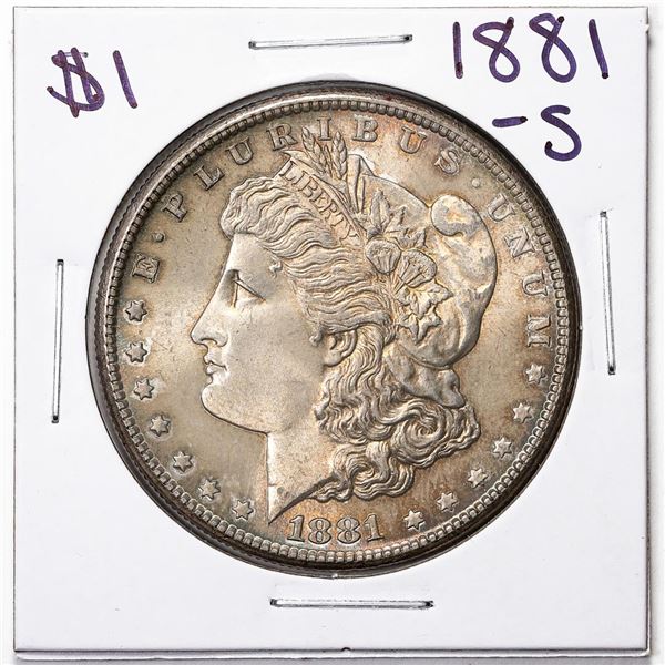 1881-S $1 Morgan Silver Dollar Coin